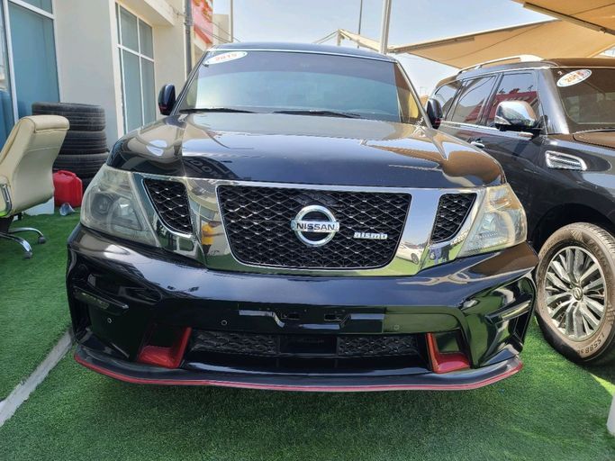 Used Nissan Patrol VI (Y62) Facelift, 5.6 l, 2015 in Sharjah by Alhamoor Used Cars, Black color. GCC Specs | AUTO.AE