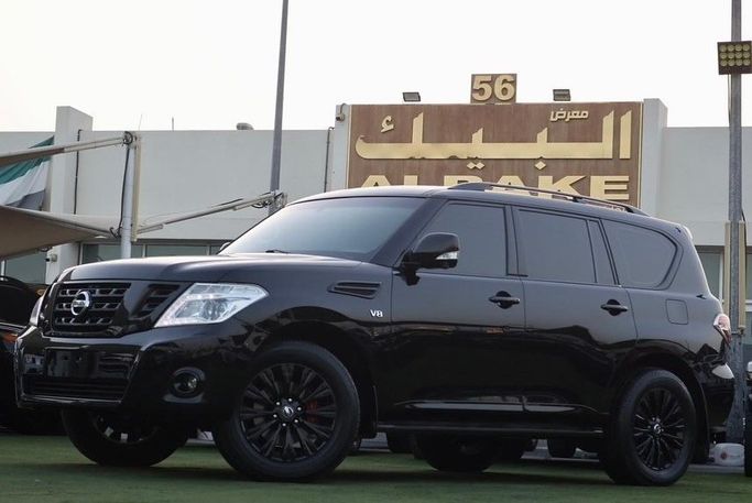 Подержанный Nissan Patrol VI (Y62) Рестайлинг, 5.6 л, 2016 в Шардже от Al Bake Used Cars Черный цвет.  | AUTO.AE