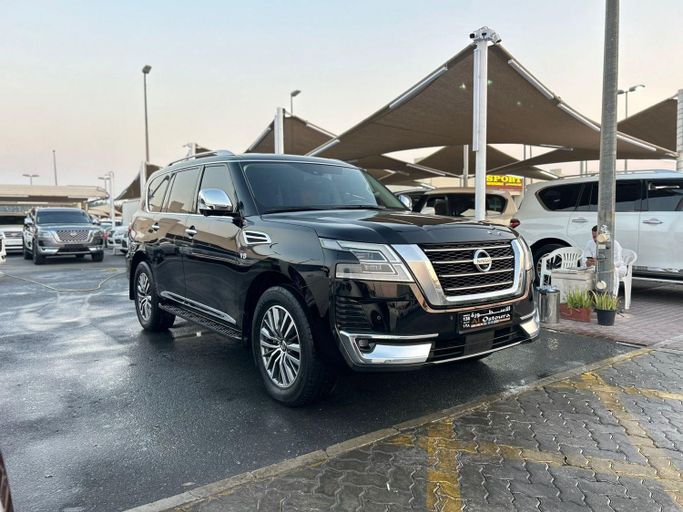 Used Nissan Patrol VI (Y62) Facelift 2, 4.0 l, 2021 in Sharjah by Al Ostoura Used Cars, Black color. Other | AUTO.AE