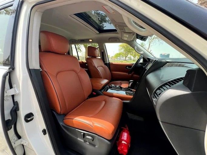 Used Nissan Patrol VI (Y62) Facelift 2, 4.0 l, 2021 in Sharjah by First Choice Cars, White color. GCC Specs | AUTO.AE