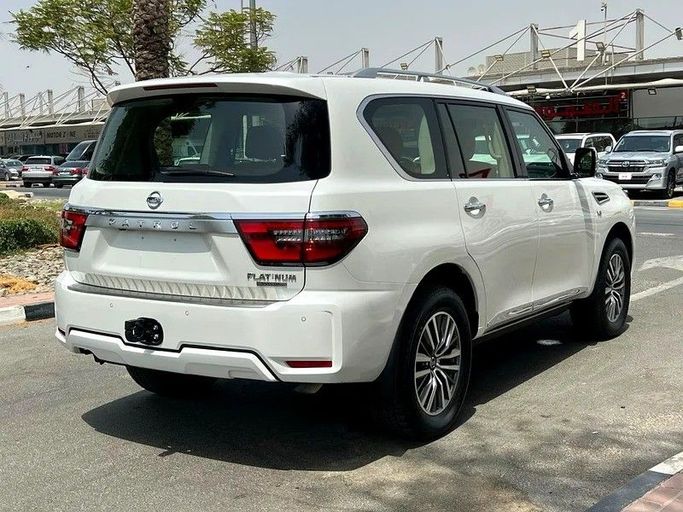 Used Nissan Patrol VI (Y62) Facelift 2, 4.0 l, 2021 in Sharjah by First Choice Cars, White color. GCC Specs | AUTO.AE