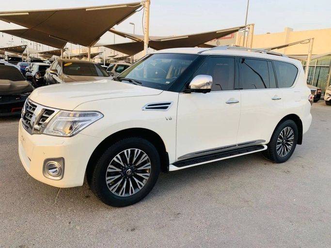 Used Nissan Patrol VI (Y62) Facelift, 5.6 l, 2016 in Sharjah by Titanium Used Cars, White color. GCC Specs | AUTO.AE