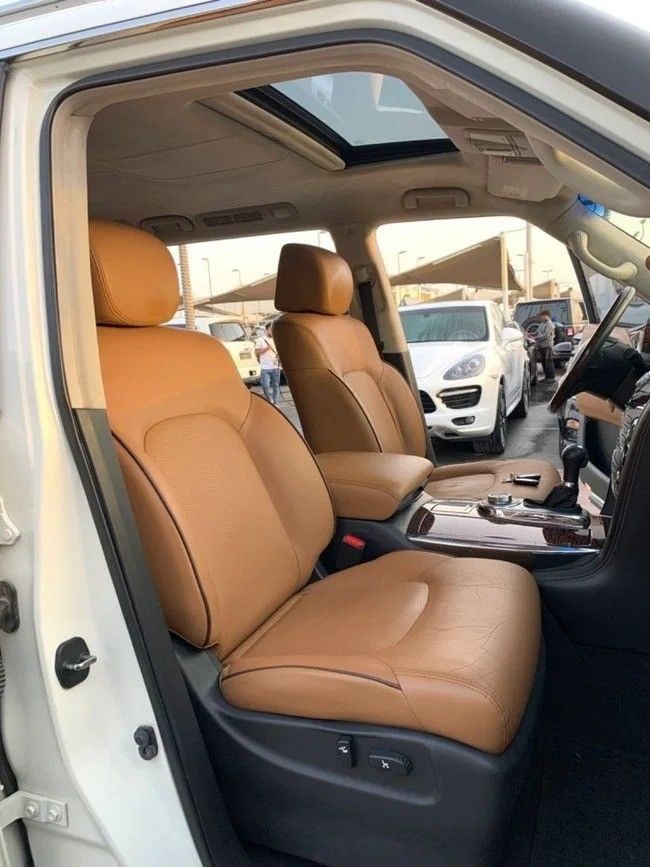 Used Nissan Patrol VI (Y62) Facelift, 5.6 l, 2016 in Sharjah by Titanium Used Cars, White color. GCC Specs | AUTO.AE