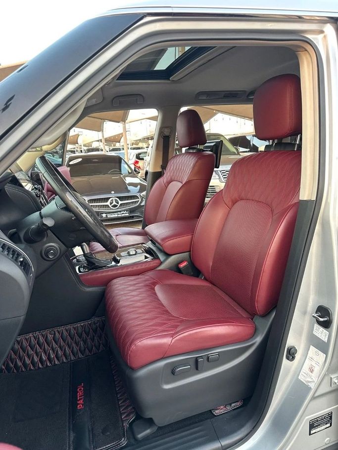 Used Nissan Patrol VI (Y62) Facelift 2, 5.6 l, 2024 in Sharjah by Titanium Used Cars, Silver color. GCC Specs | AUTO.AE