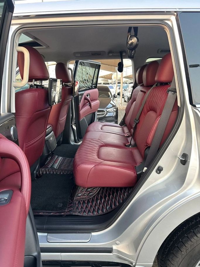 Used Nissan Patrol VI (Y62) Facelift 2, 5.6 l, 2024 in Sharjah by Titanium Used Cars, Silver color. GCC Specs | AUTO.AE