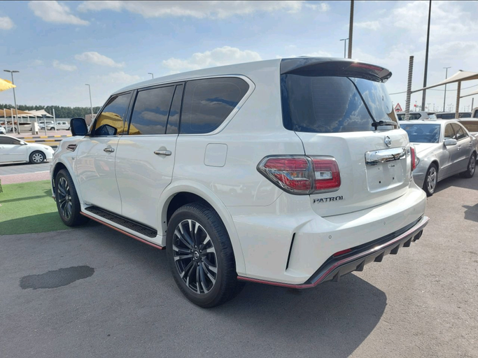 Used Nissan Patrol VI (Y62) Facelift, 5.6 l, 2016 in Sharjah by Alsabah Used Cars, White color. GCC Specs | AUTO.AE
