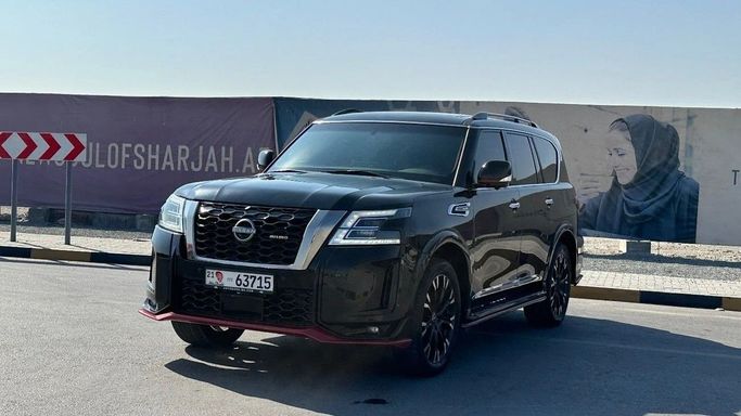 Used Nissan Patrol VI (Y62) Facelift, 5.6 l, 2016 in Sharjah by Halla Cars, Black color. GCC Specs | AUTO.AE