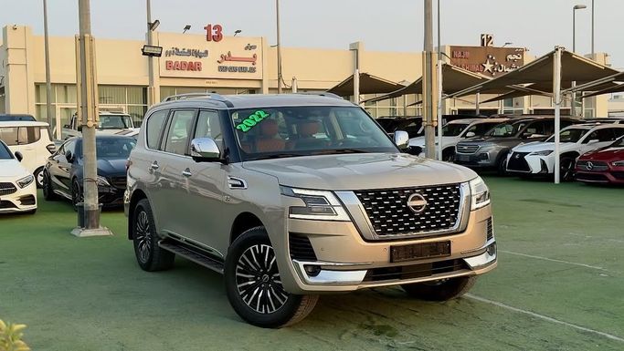 Used Nissan Patrol VI (Y62) Facelift 2, 4.0 l, 2022 in Sharjah by Badar Used Cars, Tan color.  | AUTO.AE
