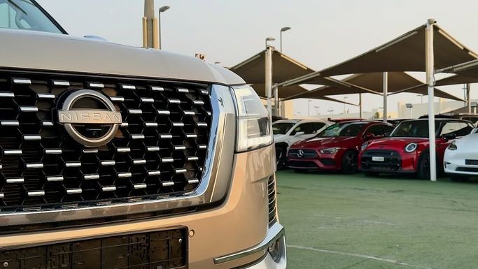 Used Nissan Patrol VI (Y62) Facelift 2, 4.0 l, 2022 in Sharjah by Badar Used Cars, Tan color.  | AUTO.AE