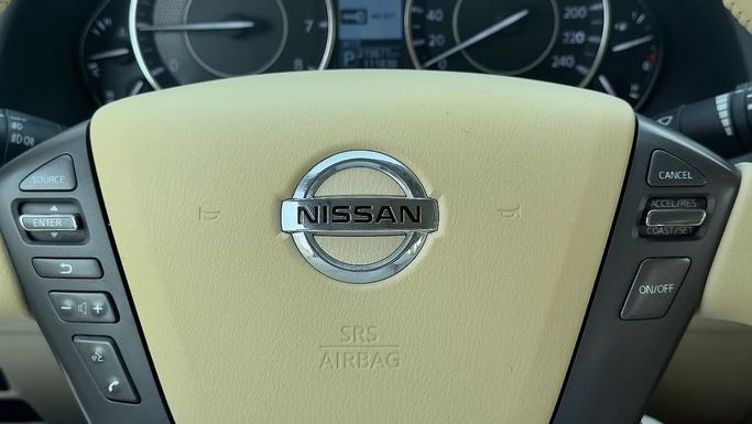 Used Nissan Patrol VI (Y62) Facelift, 5.6 l, 2019 in Sharjah by Badar Used Cars, White color.  | AUTO.AE