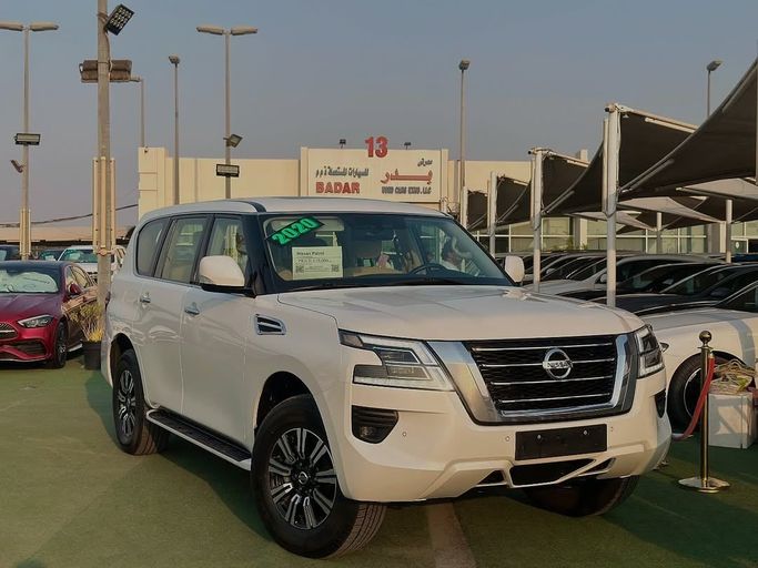 Used Nissan Patrol VI (Y62) Facelift 2, 3.5 l, 2020 in Sharjah by Badar Used Cars, White color.  | AUTO.AE