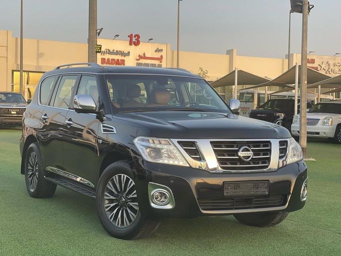 Used Nissan Patrol VI (Y62) Facelift, 5.6 l, 2016 in Sharjah by Badar Used Cars, Black color.  | AUTO.AE