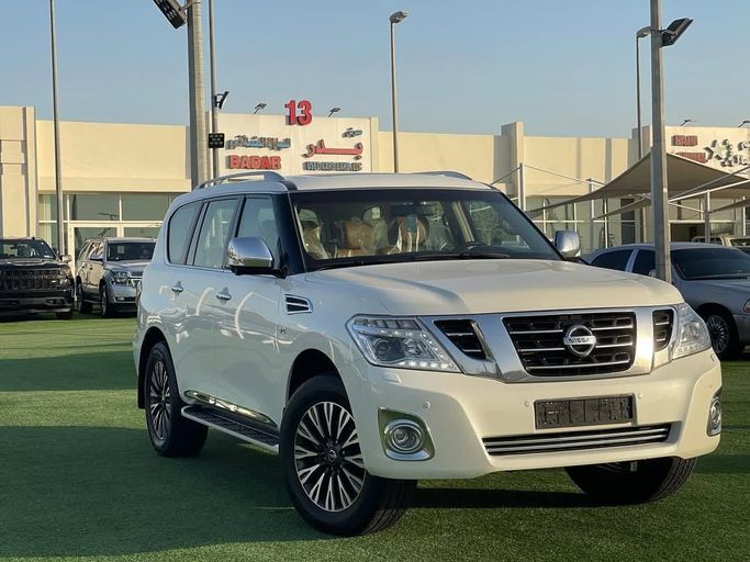 Used Nissan Patrol VI (Y62) Facelift, 5.6 l, 2016 in Sharjah by Badar Used Cars, White color.  | AUTO.AE