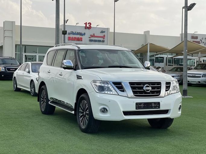 Used Nissan Patrol VI (Y62) Facelift, 5.6 l, 2016 in Sharjah by Badar Used Cars, White color.  | AUTO.AE