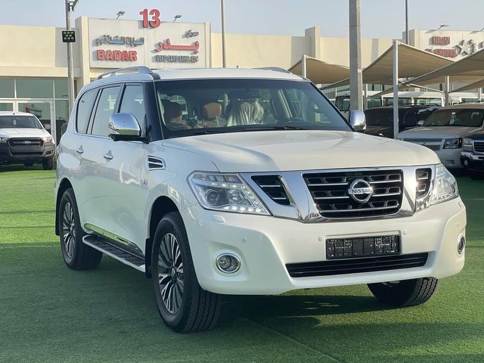 Used Nissan Patrol VI (Y62) Facelift, 5.6 l, 2016 in Sharjah by Badar Used Cars, White color.  | AUTO.AE