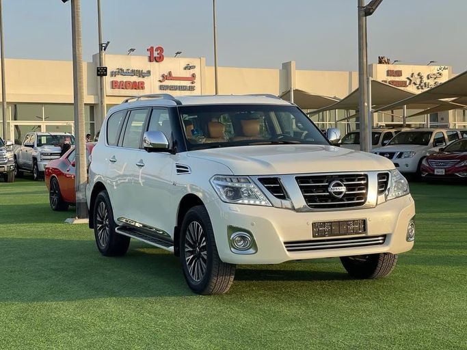 Used Nissan Patrol VI (Y62) Facelift, 5.6 l, 2016 in Sharjah by Badar Used Cars, White color.  | AUTO.AE