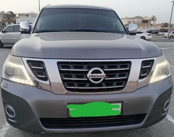 Used Nissan Patrol VI (Y62) Facelift, 5.6 l, 2015 in Sharjah by Al Ashiqa Used Cars, Grey color.  | AUTO.AE