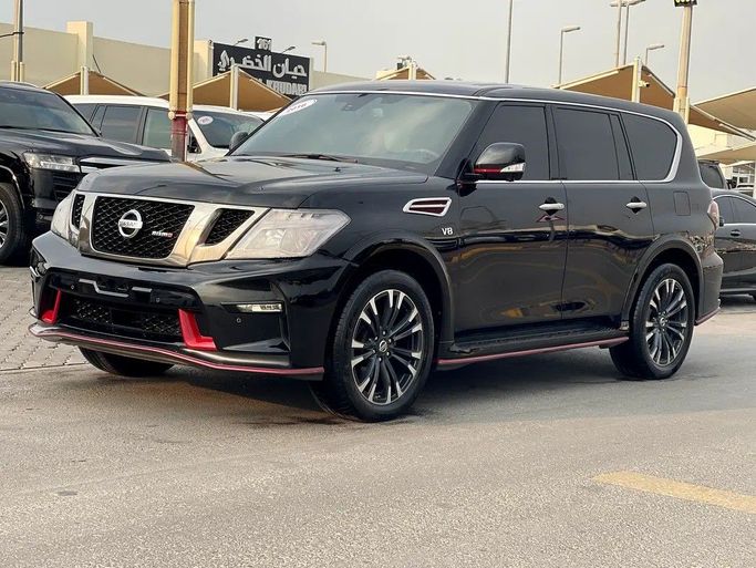 مستعملة Nissan Patrol عملية شد الوجه VI (Y62), 5.6 l, 2016 في في الشارقة من ASAL ALHAIBAH USED CARS، اللون أسود. مواصفات الخليج | AUTO.AE