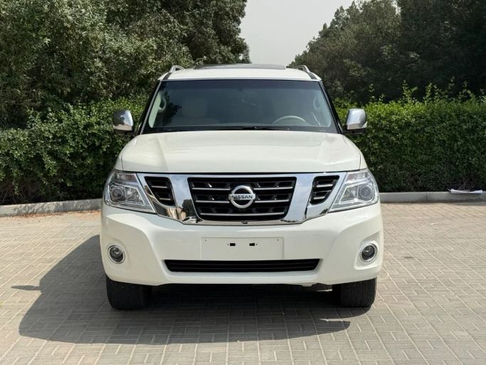 Used Nissan Patrol VI (Y62) Facelift, 4.0 l, 2016 in Sharjah by AL HAMOOR AL THAHABI, White color. GCC Specs | AUTO.AE
