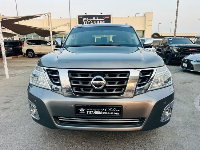 Подержанный ⁦Nissan Patrol VI (Y62) Рестайлинг, 5.6 л, 2016⁩ в ОАЭ, Шарджа от Titanium Used Cars Серый цвет. GCC | AUTO.AE | Объявление #285203