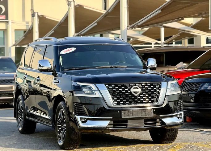 Used ⁦Nissan Patrol VII (Y63), 3.5 l, 2024⁩ in UAE, Sharjah by ASAL ALHAIBAH USED CARS, Black color. GCC Specs | AUTO.AE | Listing #287417