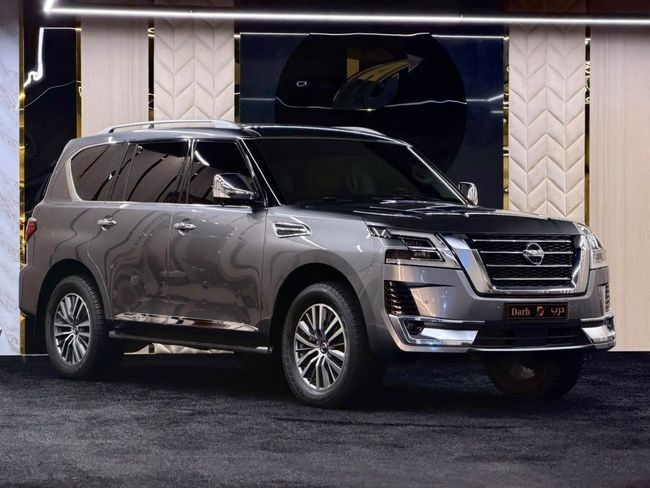 Used ⁦Nissan Patrol VI (Y62) Facelift 2, 4.0 l, 2021⁩ in UAE, Sharjah by DARB MOTORS, Grey color. GCC Specs | AUTO.AE | Listing #288025