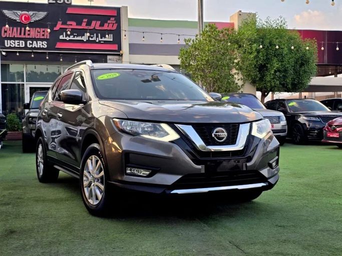 Used Nissan Rogue II Facelift, 2.5 l, 2020 in Sharjah by Challenger Used Cars, Grey color. American Specs | AUTO.AE