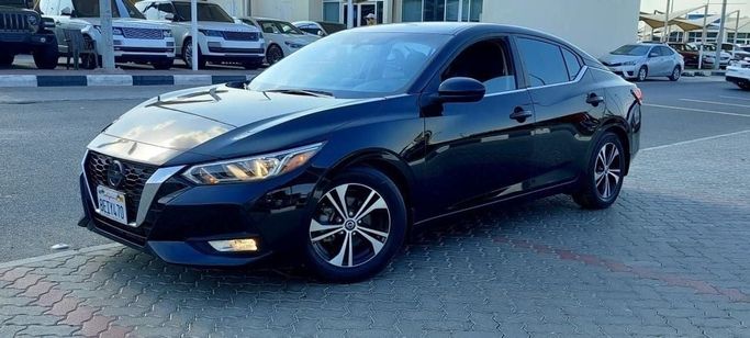 Used Nissan Sentra VIII (B18), 2.0 l, 2021 in Sharjah by Tabarak Used Cars, Black color. American Specs | AUTO.AE