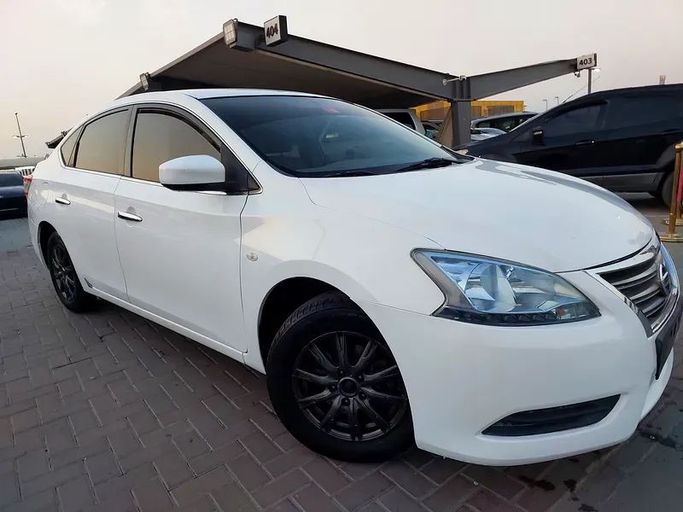 Used Nissan Sentra VII (B17), 1.8 l, 2014 in Sharjah by Al Aqsa Used Cars, White color. GCC Specs | AUTO.AE