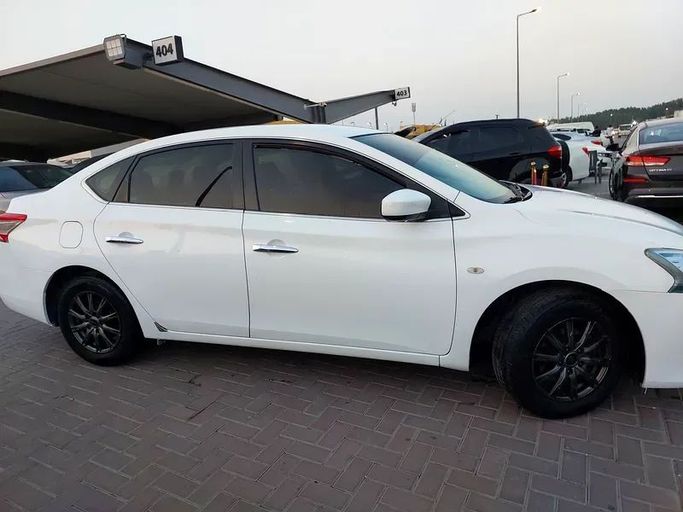 Used Nissan Sentra VII (B17), 1.8 l, 2014 in Sharjah by Al Aqsa Used Cars, White color. GCC Specs | AUTO.AE
