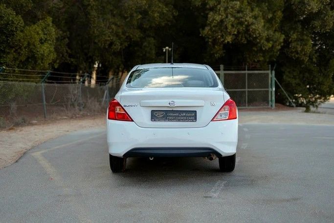 Used Nissan Sunny N17 Facelift, 1.5 l, 2022 in Sharjah by First Choice Cars, White color. GCC Specs | AUTO.AE