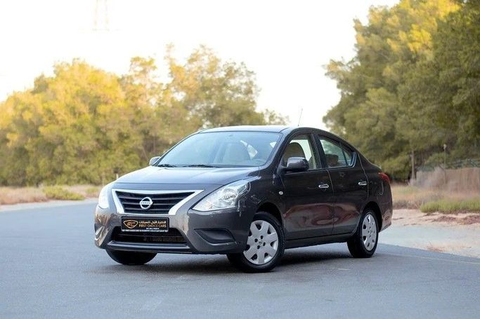 Used Nissan Sunny N17 Facelift, 1.5 l, 2023 in Sharjah by First Choice Cars, Grey color. GCC Specs | AUTO.AE