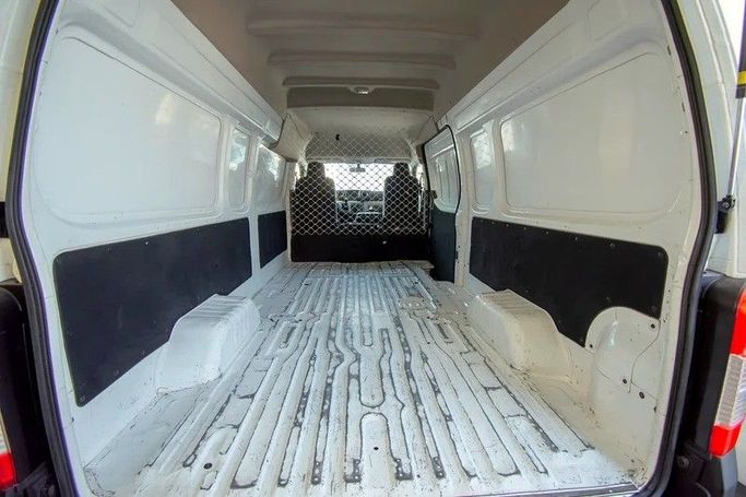 Used Nissan Urvan V (E26) / NV350 Urvan, 2.5 l, 2022 in Sharjah by First Choice Cars, White color. GCC Specs | AUTO.AE