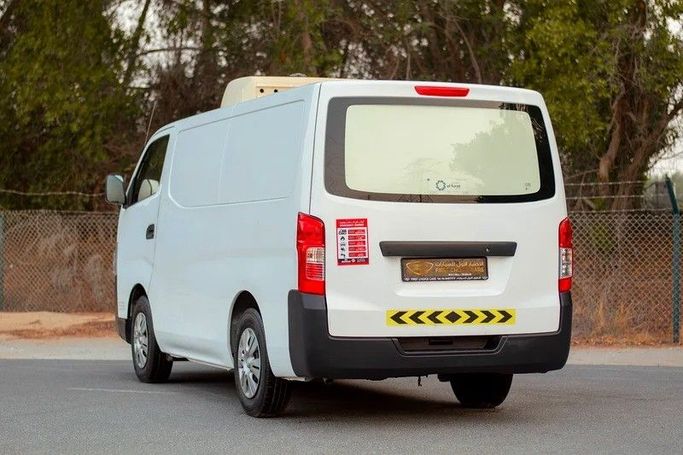 Used Nissan Urvan V (E26) / NV350 Urvan, 2.5 l, 2021 in Sharjah by First Choice Cars, White color. GCC Specs | AUTO.AE