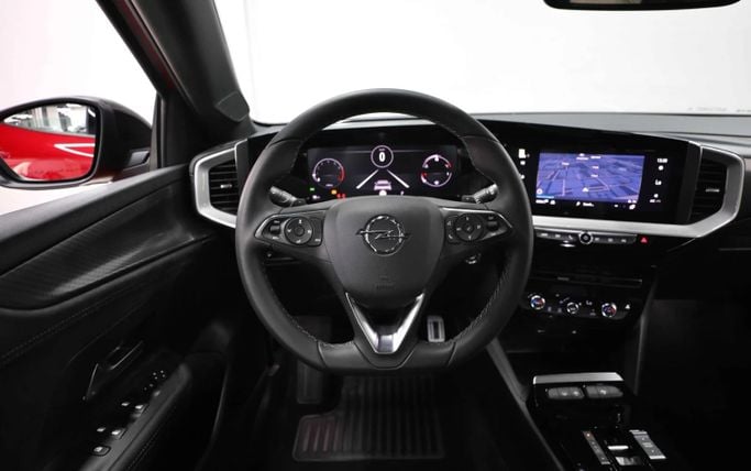 New Opel Mokka II, 1.2 l, 2023 in Sharjah by Al Qassem Cars Trading, Red color. GCC Specs | AUTO.AE
