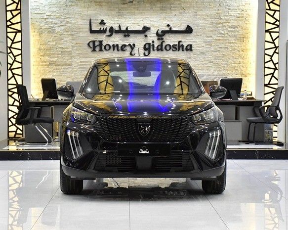 New Peugeot 2008 II Facelift, 1.2 l, 2025 in Sharjah by Honey Gidosha Used Cars Tr., Black color.  | AUTO.AE