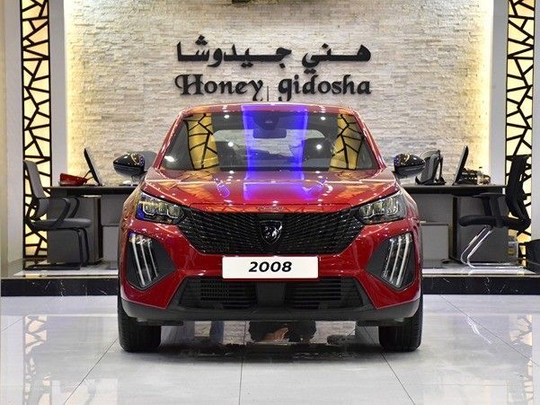 New Peugeot 2008 II Facelift, 1.2 l, 2025 in Sharjah by Honey Gidosha Used Cars Tr., Red color.  | AUTO.AE