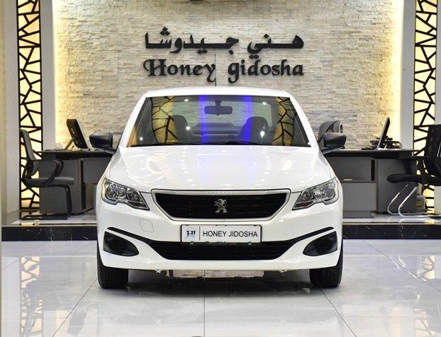 Used Peugeot 301 I Facelift, 1.6 l, 2021 in Sharjah by Honey Gidosha Used Cars Tr., White color.  | AUTO.AE