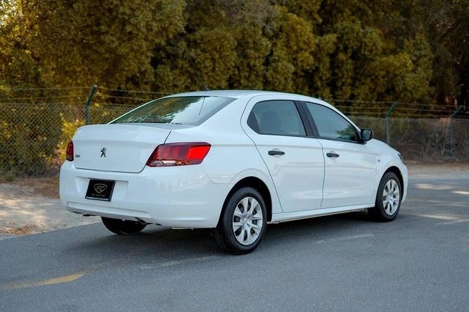 Used Peugeot 301 I Facelift, 1.6 l, 2021 in Sharjah by First Choice Cars, White color. GCC Specs | AUTO.AE