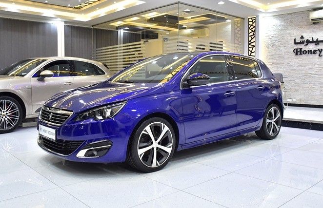 Подержанный Peugeot 308 II, 1.6 л, 2016 в Шардже от Honey Gidosha Used Cars Tr. Синий цвет.  | AUTO.AE