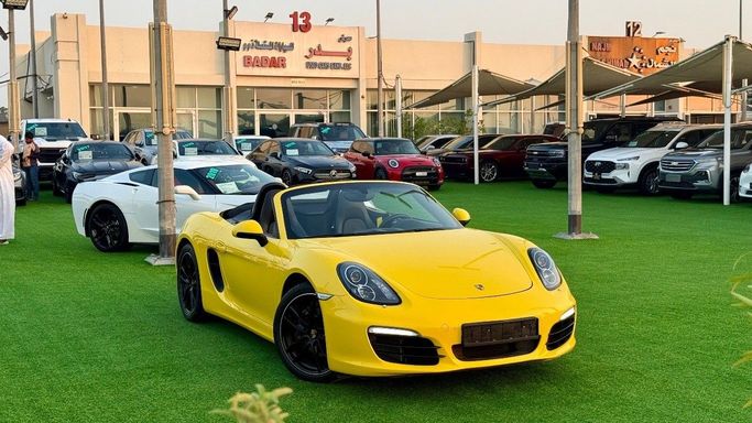 Подержанный Porsche 718 Boxster III (981), 2.7 л, 2015 в Шардже от Badar Used Cars Желтый цвет. GCC | AUTO.AE