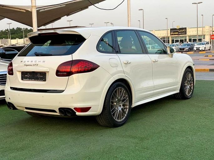 Used Porsche Cayenne GTS II (958), 4.8 l, 2013 in Sharjah by Ahmad alkhodari Motors, White color. GCC Specs | AUTO.AE