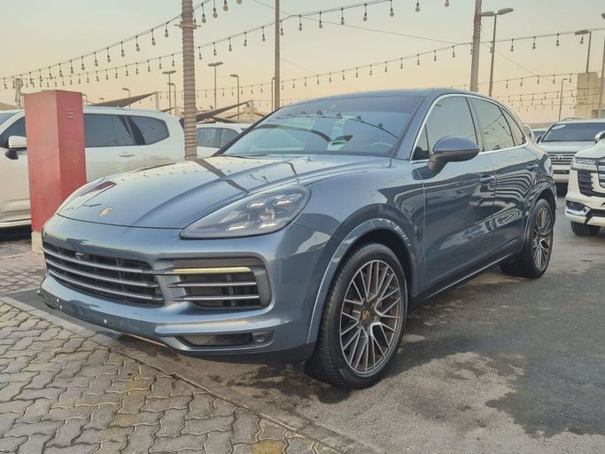 Used Porsche Cayenne S III, 2.9 l, 2018 in Sharjah by Rebou Najd Used Cars, Light Blue color. GCC Specs | AUTO.AE