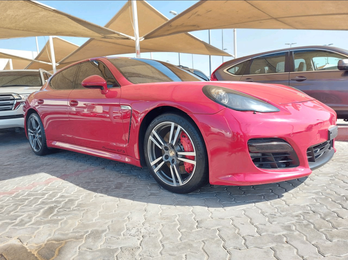 Used Porsche Panamera I, 3.6 l, 2013 in Sharjah by Fantastic Used Cars, Red color. GCC Specs | AUTO.AE