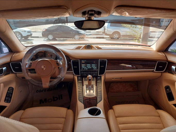 Used Porsche Panamera I, 3.6 l, 2013 in Sharjah by Fantastic Used Cars, Red color. GCC Specs | AUTO.AE