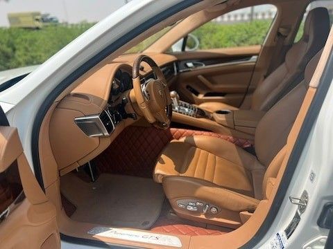 Used Porsche Panamera GTS I, 4.8 l, 2013 in Sharjah by Ryno Cars, White color. GCC Specs | AUTO.AE