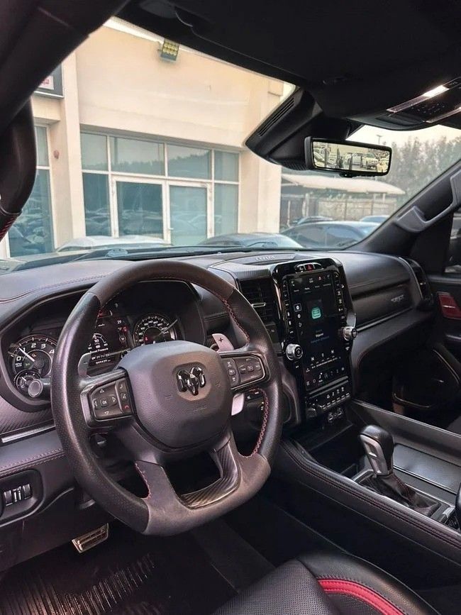 Used RAM 1500 Crew Cab TRX V, 6.2 l, 2022 in Sharjah by Noor Al Seyoh Used Cars, Black color. GCC Specs | AUTO.AE