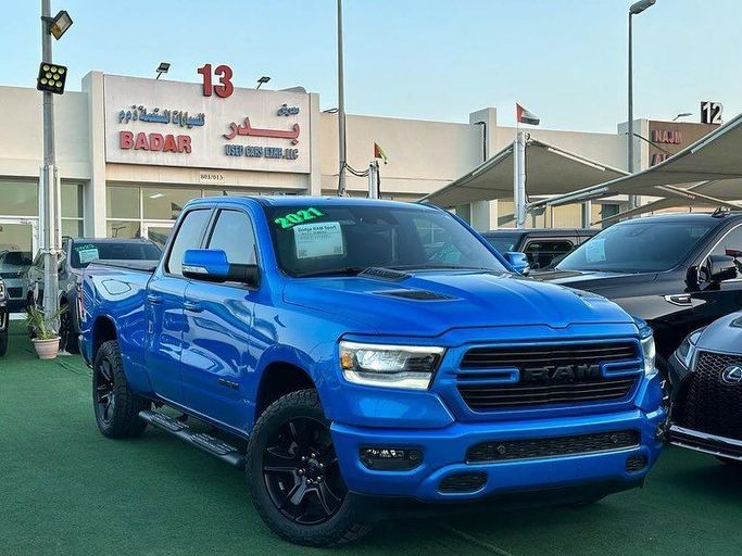 Used RAM 1500 V, 5.7 l, 2021 in Sharjah by Badar Used Cars, Blue color.  | AUTO.AE