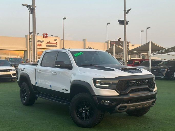 Used RAM 1500 Crew Cab TRX V, 6.2 l, 2021 in Sharjah by Badar Used Cars, White color.  | AUTO.AE