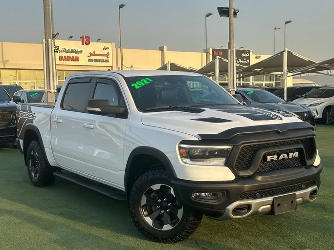 Used RAM 1500 Crew Cab V, 3.0 l, 2021 in Sharjah by Badar Used Cars, White color.  | AUTO.AE